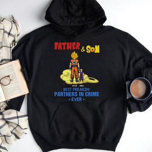Cool Dad & His Partner In Crime For Life Personalized Shirts-03QHHN010623HH - Shirts - GoDuckee