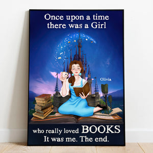 Once Upon A Time There Was A Girl, 05QHDT060124PA Personalized Canvas, Gifts For Book Lovers - Poster & Canvas - GoDuckee