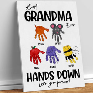 Grandma 02ohtn160324 Personalized Canvas Print - Canvas Print - GoDuckee