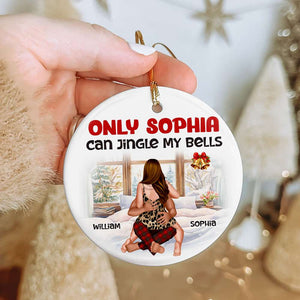 Only You Can Jingle My Bells, Personalized Ornament, Couple Gifts - Ornament - GoDuckee