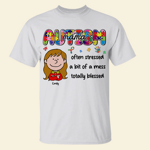 Personalized Gifts For Autism Mom Shirt 01topu240225hh - Shirts - GoDuckee