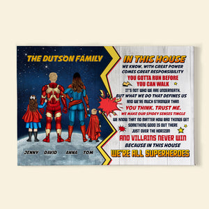 Family 04QHTN010423TM Personalized Canvas Print - Poster & Canvas - GoDuckee