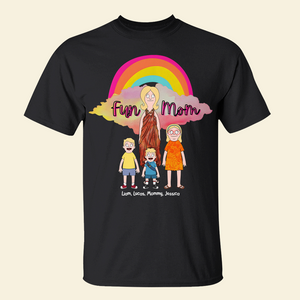 Personalized Gifts For Mom 03acpu050325hg Fun Mom - Shirts - GoDuckee