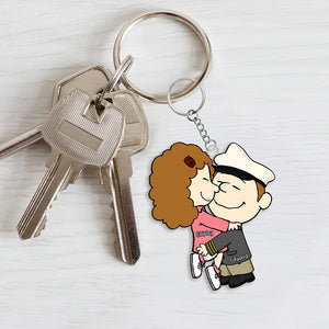 Personalized Gifts For Couple Keychain, Custom Job 01qhqn160125hg - Keychains - GoDuckee