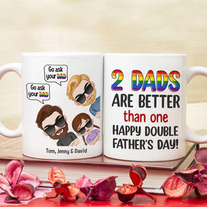 Go Ask Your Dad 01DNTN070623HH Personalized Family Mug - Coffee Mug - GoDuckee