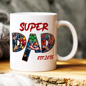 Super Dad Personalized Mug, Gift For Dad-4OHHN090623 - Coffee Mug - GoDuckee