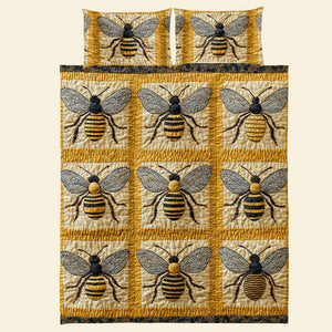 Personalized Gifts For Bee Lovers Quilt Bed Set 04qnqn061124 - Blanket - GoDuckee