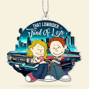 Personalized Gifts For Couple Car Ornament, Lowrider Car Lover 05qhpu030125hg - Ornament - GoDuckee