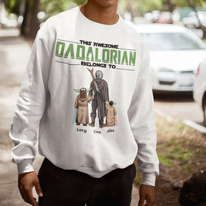This Awesome Dadalorian Belongs To, Personalized Shirt, Gift For Dads, 01huhu310523hh - Shirts - GoDuckee