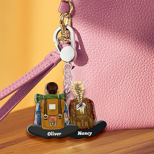 Personalized Gifts For Camping Couple Keychain 08QHHU230125TM - Keychains - GoDuckee