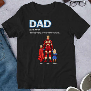 Dad Provided By Nature Personalized T-shirt, Hoodie, Sweatshirt - 03QHHN250423TM - Shirts - GoDuckee