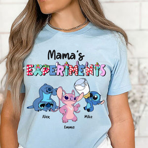Personalized Gift For Mom Shirt Mama's Experiments 01QHHN110124-1 - Shirts - GoDuckee