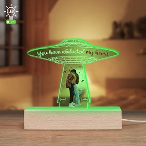 Couple, You Have Abducted My Heart, Personalized 3D Led Light, Valentine Gift, Couple Gift - Led Night Light - GoDuckee