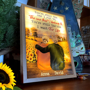You're Still The One I Want For Life, Personalized Light Picture Frame, Gift For Old Couple - Poster & Canvas - GoDuckee