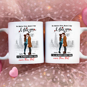 Personalized Gifts For Couple Coffee Mug I Say I Love You - Coffee Mug - GoDuckee