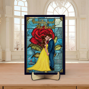 Personalized Gifts For Couple Wood Sign I Am Enchanted By You 05HTPU060224PA - Wood Signs - GoDuckee