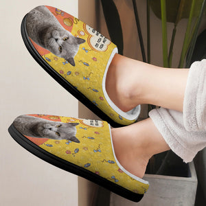 Naughty Cat Dog, Personalized Home Slippers, Gifts For Dog Cat Lovers - Shoes - GoDuckee