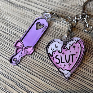 Personalized Gifts For Couple Tag Keychain 01OHDT110624HH - Keychains - GoDuckee