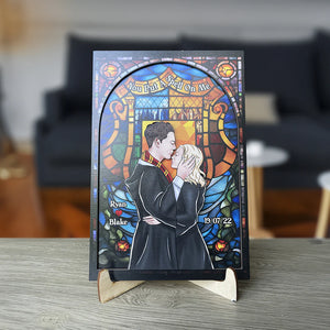Personalized Gifts For Wizard Couple Layers Wood Sign You Put A Spell On Me 04HUDT050224TM - Wood Signs - GoDuckee
