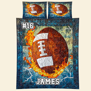 Personalized Gift For Sport Lover Quilt Bedding Set Special Line 02HUDT051224 - Blanket - GoDuckee