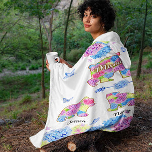 Personalized Gifts For Mom Wearable Blanket Hoodie 03hupu260324 - Blankets - GoDuckee
