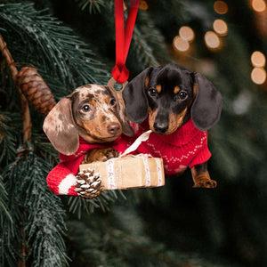 Gift For Dog Lover, Personalized Acrylic Ornament, Custom Image Upload Funny Dog Ornament, Christmas Gift 06PGHN190923 - Ornament - GoDuckee