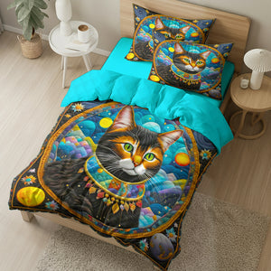 Gifts For Cat Lovers Quilt Bedding Set 03HUDT210125 - Blanket - GoDuckee