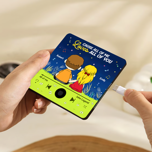 Custom Music Gifts For Couple Fridge Magnet 04topu301224hg - Fridge Magnet - GoDuckee