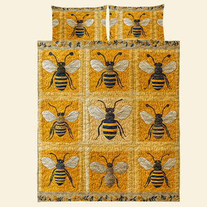 Personalized Gifts For Bee Lovers Quilt Bed Set 04qnqn061124 - Blanket - GoDuckee