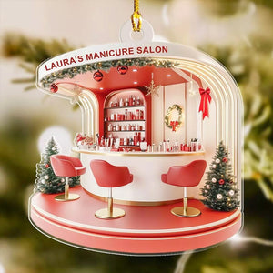 Personalized Gifts For Her Acrylic Ornament, Nail Salon 02tgtn211124 - Ornament - GoDuckee
