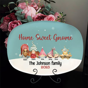 Happy Family, Life Is Better With Grandkids, Personalized Resin Plate, Gifts For Family, Unique Christmas Gifts, Xmas Home Decor - Resin Plate - GoDuckee