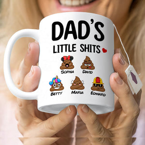 Personalized Gifts For Dad Drinkware Family Little Shit 052DTDT010324 - Drinkware - GoDuckee