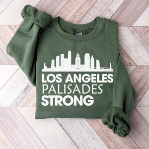 Pray for California Los Angeles Palisades Fire Strong Shirt - Shirts - GoDuckee