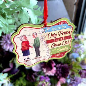 You're The Only Person, Medallion Wood Ornament, Gifts For Husband - Gifts For Wife - Ornament - GoDuckee