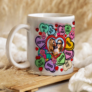 Custom Photo Gifts For Couple 3D Inflated Coffee Mug Miss You My Love - Coffee Mugs - GoDuckee