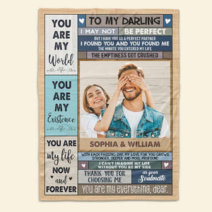 Personalized Gifts For Couple Blanket You Are My Life Now And Forever - Blanket - GoDuckee