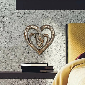 Personalized Gifts For Couple Wood Sign Forever Love 02NADT190224 - Wood Signs - GoDuckee