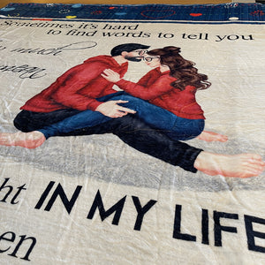 I Gave My Heart To You, Personalized Blanket, Sweet Couple Gifts - Blanket - GoDuckee