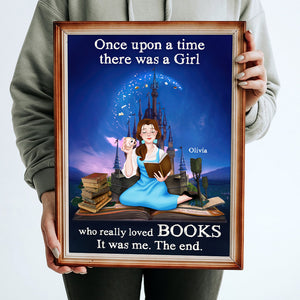 Once Upon A Time There Was A Girl, 05QHDT060124PA Personalized Canvas, Gifts For Book Lovers - Poster & Canvas - GoDuckee