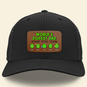 Personalized Gifts For Dad Leather Patch Hat 05actn210524 - Caps - GoDuckee