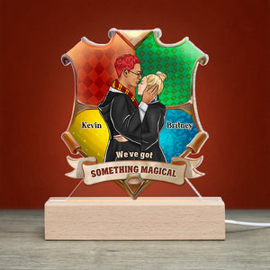 We've Got Something Magical, Personalized Led Light, Magic Couple Gifts 03HUDT020124TM - Led Night Light - GoDuckee