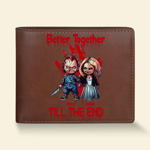 Personalized Gifts For Couple PU Leather Wallet 03OHDT290524 - PU Leather Wallet - GoDuckee