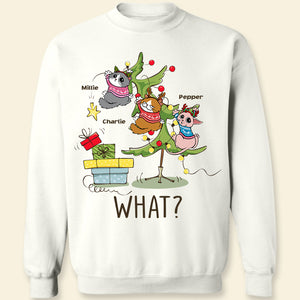 Christmas Cats, Personalized Shirt, Gifts For Cat Lover - Shirts - GoDuckee