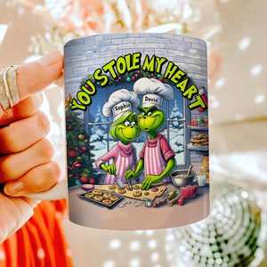 Personalized Funny Christmas Gifts For Couple Coffee Mug 03hupu231124 - Coffee Mug - GoDuckee