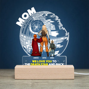 Personalized Gifts For Mom LED Light We Love Mom 04HTDT23022DAHHHG - Led Lights - GoDuckee