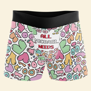 Personalized Gifts For Couple Men's Boxers and Women's Brief 02KAMH031224 - Boxer Briefs - GoDuckee