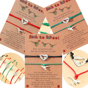 Back To School Hand Woven Bracelet - Gift For Kids - - GoDuckee