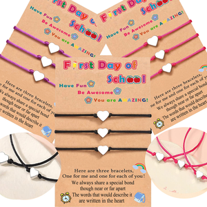 Back To School Hand Woven Bracelet - Gift For Kids - - GoDuckee