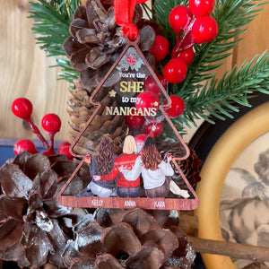 You Are The She To My Nanigans Personalized Layer Wood Ornament - Ornament - GoDuckee