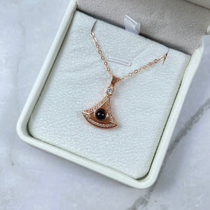 Custom Photo Projection Necklace - Mystic Eye Charm 32 14acxx140325 - Necklace - GoDuckee